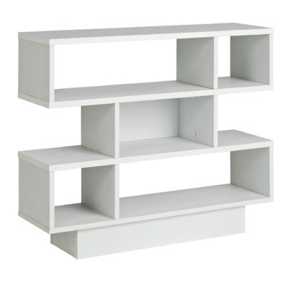 An Image of Habitat Cubes 3 Tier Shelving Unit - Oak Effect