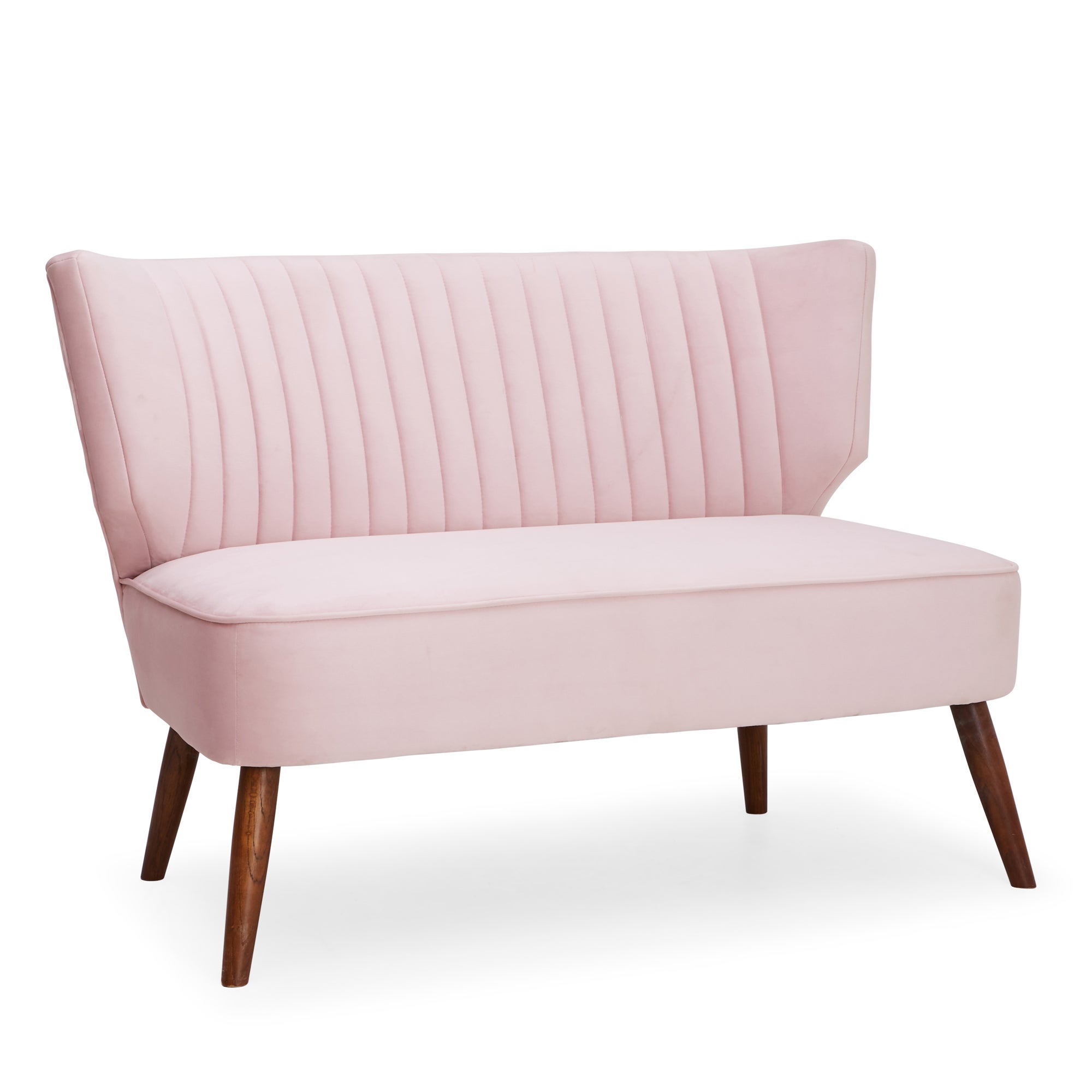 Blush pink 2 seater sofa best sale