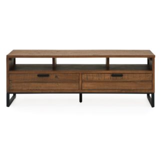 An Image of Jackson Wide TV Stand Brown