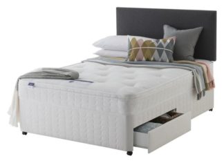 An Image of Silentnight Travis Ortho 2 Drawer Divan - Small Double