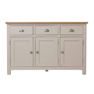 An Image of Reese 3 Door Sideboard Grey and Brown