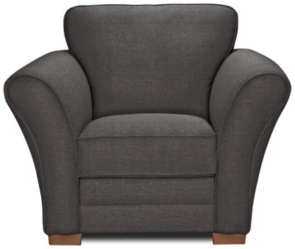 f0d7a68290b1fe4d04957a3e9d95f852b53158a14cea2c54577fa82659247ed6.jpg An Image of Argos Home Thornton Fabric Armchair - Light Grey
