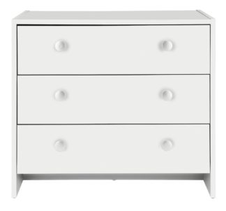 An Image of Argos Home Seville 3 Drawer Chest - White