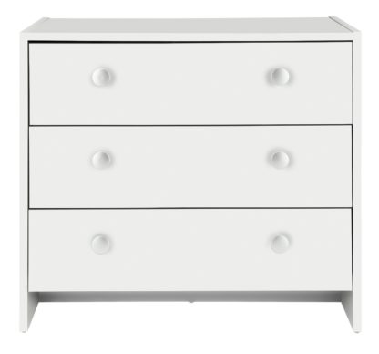 An Image of Argos Home Seville 3 Drawer Chest - White