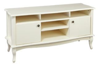 An Image of Argos Home Serenity 2 Door TV Unit - Off-White