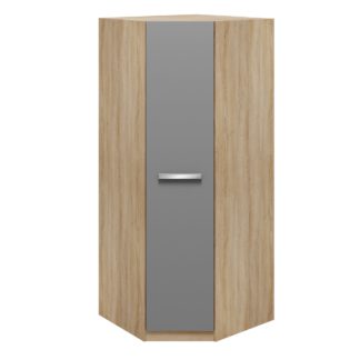 An Image of Genoa Corner Wardrobe Grey