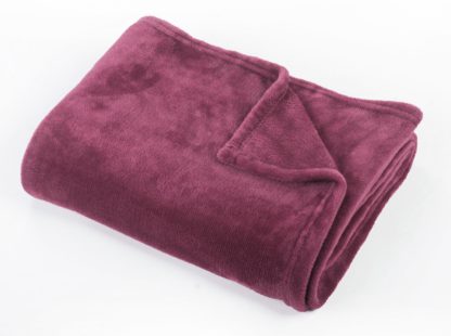 An Image of Argos Home Super Soft Fleece Throw - 150x200cm - Stone