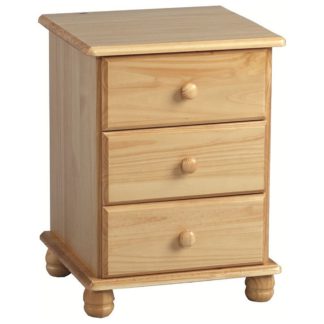 An Image of Sol Wooden Bedside Unit Natural