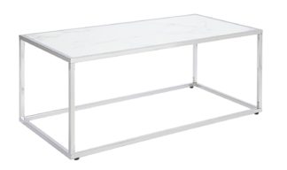 An Image of Habitat Boutique Coffee Table - Marble Effect