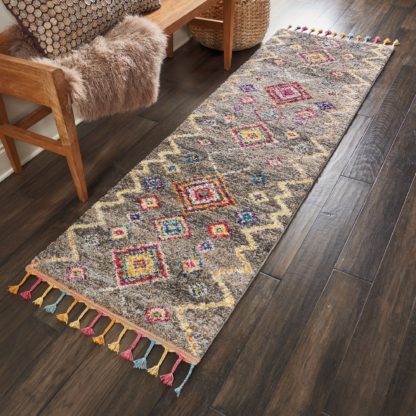 An Image of Nomad 5 Rug Grey