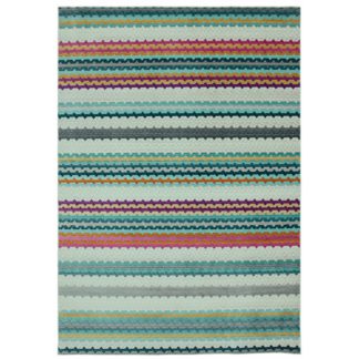 An Image of Asiatic Skye Striped Rectangle Rug - 160x240cm