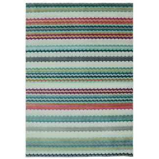 An Image of Asiatic Skye Striped Rectangle Rug - 160x240cm