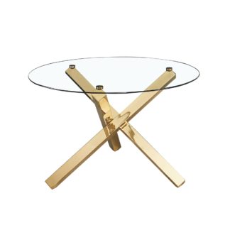 An Image of Laila Dining Table Gold