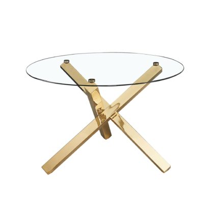 An Image of Laila Dining Table Gold