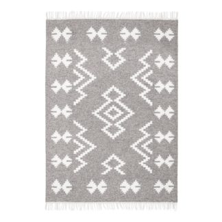 An Image of Homestead Navajo Grey Rug Grey