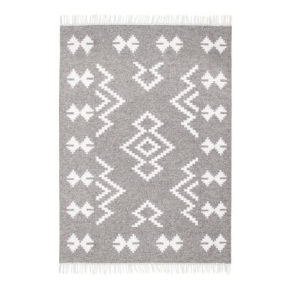 An Image of Homestead Navajo Grey Rug Grey