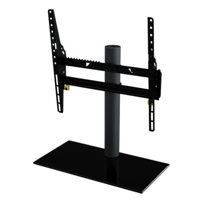 An Image of AVF Up To 55 Inch Tabletop Tilt and Turn TV Stand - Black