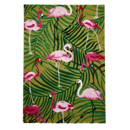 f64a388d4d69235c08ec0c7746d12e62a582110c865de7f14e30e392d2e8519f.jpg An Image of Havana 2349 Rug Green and Pink