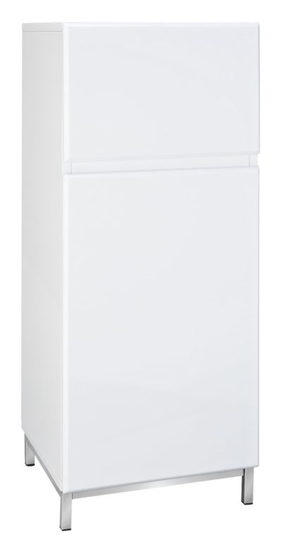 An Image of Argos Home Gloss Single Unit - White