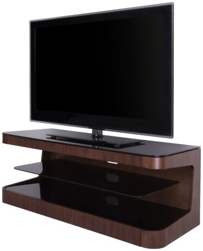 An Image of AVF Up to 55 Inch Wood TV Stand - Walnut