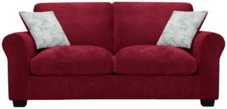 An Image of Argos Home Tammy 2 Seater Fabric Sofa bed - Wine