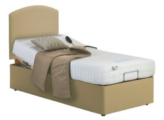 An Image of MiBed Lerwick Adjustable Single Bed and Memory Foam Mattress