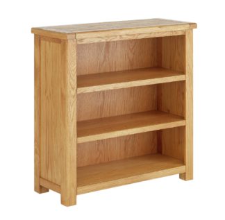 An Image of Habitat Kent 3 Shelf Small Bookcase - Oak