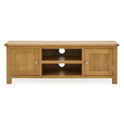 An Image of Bromley Wide TV Unit Oak Brown