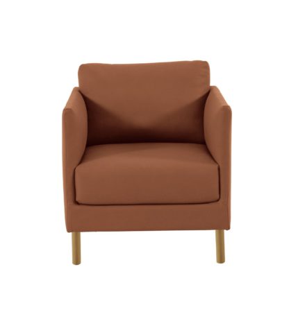 fb97c1314277f6ba5def76fa335be05b25776a91b4123edfbf5aec25bf5f4e50.jpg An Image of Habitat Hyde Tan Premium Leather Armchair