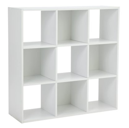 An Image of Habitat Squares 9 Cube Storage Unit - Black