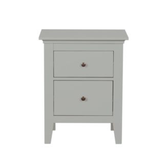 An Image of Lynton Grey Bedside Table Grey