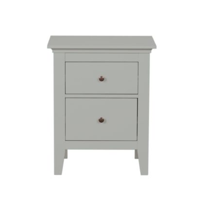 An Image of Lynton Grey Bedside Table Grey