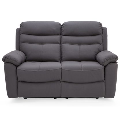 An Image of Conway Reclining 2 Seater Sofa Grey