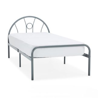 An Image of Nova Silver Bedstead Silver