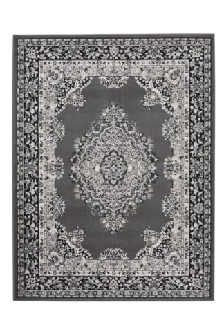 An Image of Homemaker Traditional Medallion Rug - 160x230cm - Grey