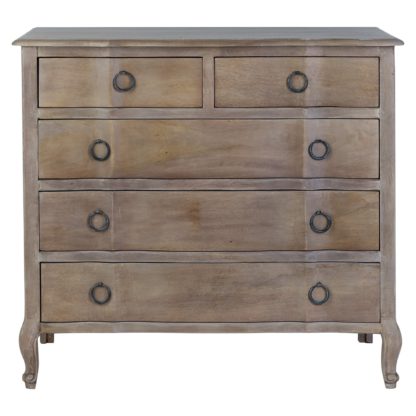 An Image of Amelie 5 Drawer Chest Brown