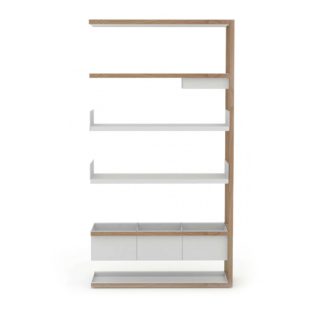 An Image of Case Lap Tall Shelving Extension With Drawers