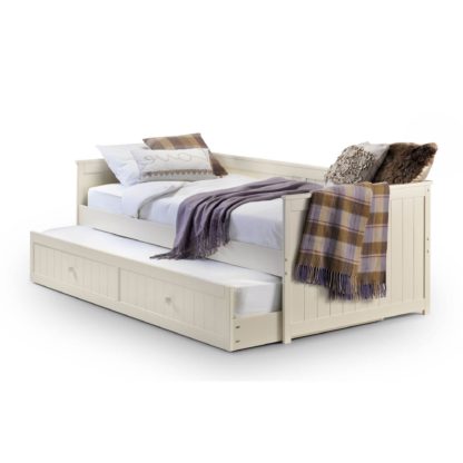 An Image of Jessica White Daybed and Underbed White