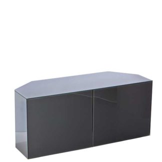 An Image of Intelligent Concept 110cm High Gloss Corner TV Unit Choice Of Colour