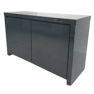 An Image of Puro Charcoal Sideboard Dark Grey