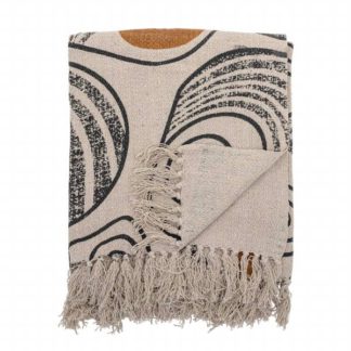 An Image of Ochre Swirl Throw