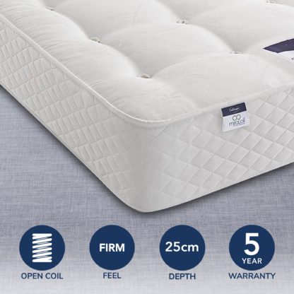 02dd36fa50325dcada34ab9eb6fe11afcd94a34cf7fe49f68356d5ee556a9dc8.jpg An Image of Silentnight Firm Miracoil Orthopaedic Mattress White