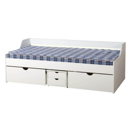 0397a70075b13623b099f1599cd303cde95032bf885fbf4792dbb82f18fbba2d.jpg An Image of Dante White Day Bed White