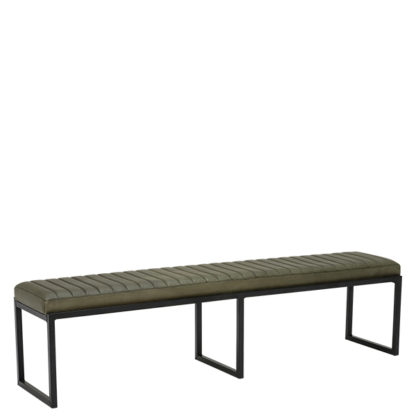 An Image of Brutus 180cm Leather Bench