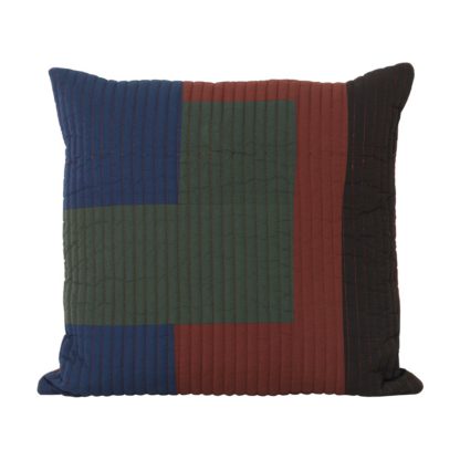 An Image of ferm LIVING Shay Quilt Cushion Mustard 60 x 40cm