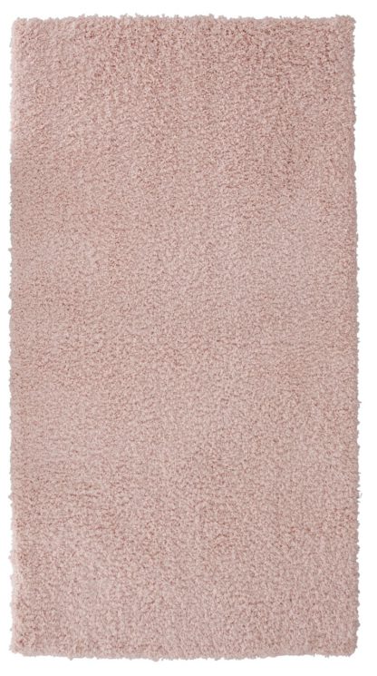 An Image of Habitat Cosy Shaggy Rug - 160x230cm - Pale Pink