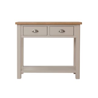 An Image of Reese Console Table Grey and Brown