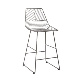 An Image of Sienna Bar Stool Grey