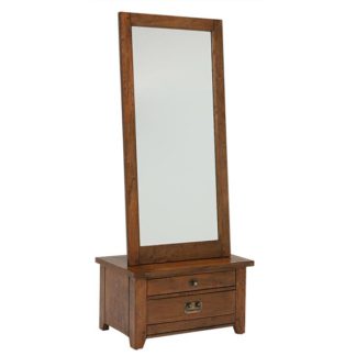 An Image of New Frontier Mango Wood Cheval Mirror