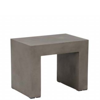 An Image of Geradis Ashi Stool Concrete